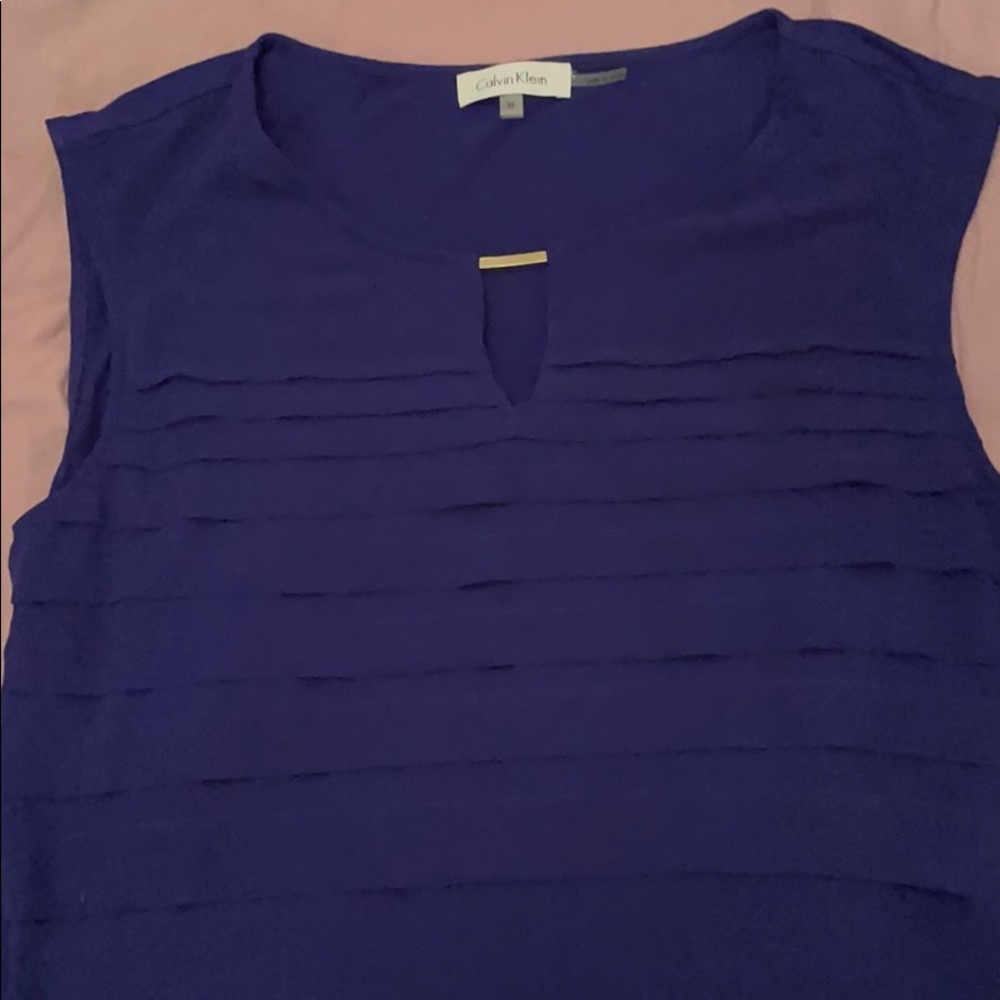 Calvin Klein Royal Blue Dress Shirt